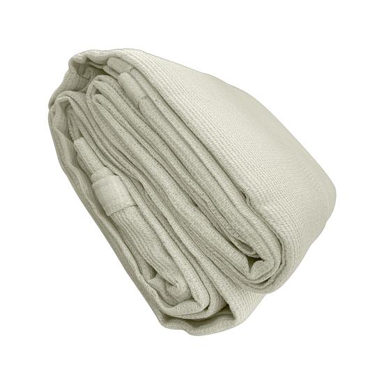 Tecido de Sombra para Exterior Resistente a UV Respirável Resistente ao Vento Tecido HDPE Cobertura de Proteção Solar para Deck com Argola D de Aço Inoxidável