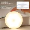 LED Sensor Indoor Night Light with Motion Indirect Lighting for Stylish Night Nursing Wall Ideal for and Rechargeable to 3 Months on a Single Warm