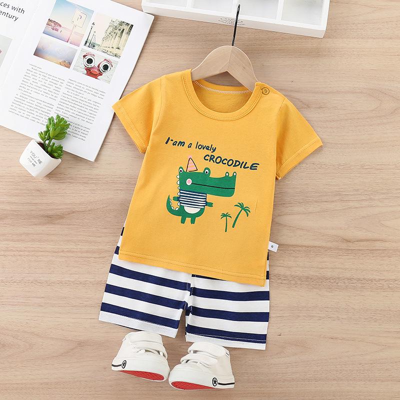 Kinder T-shirt met korte mouwen + shorts Set zomer