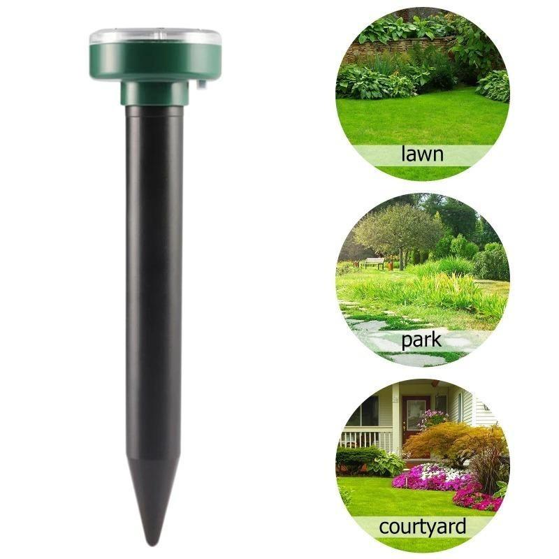 10W Solar Ultraschall Rattenabwehr Eingebauter Summer Outdoor Ultraschall Garten Rasen LED Elektronische Zucht Schlangenabwehr