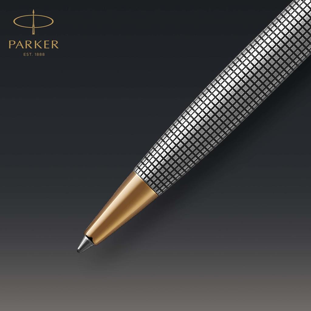 PARKER Sonnet Premium Shizzle GT Ballpoint Medium Gift Officially Product Number 1931492 Pen, Nib, Oil-Based, Boxed, Imported,