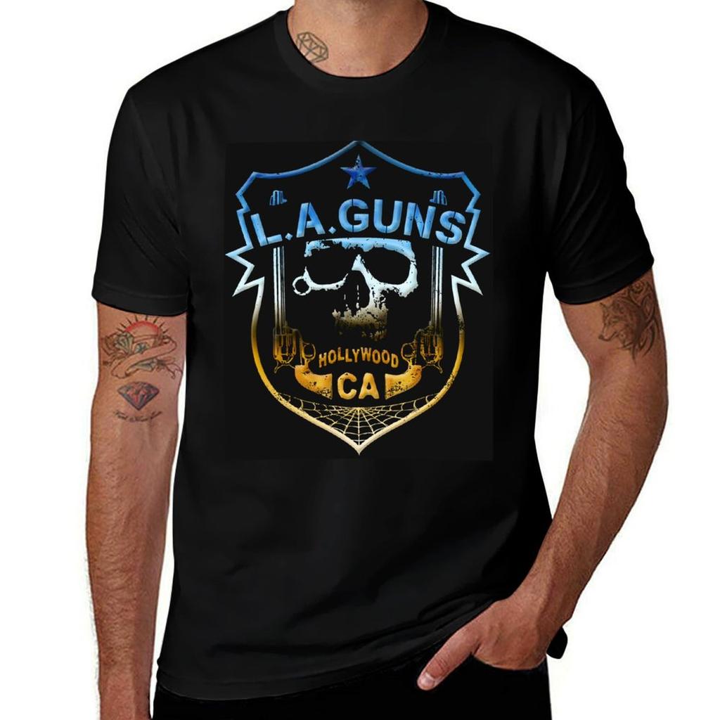 La Guns Band Artwork Desain Tshirt Soft Cotton Print Tshirt