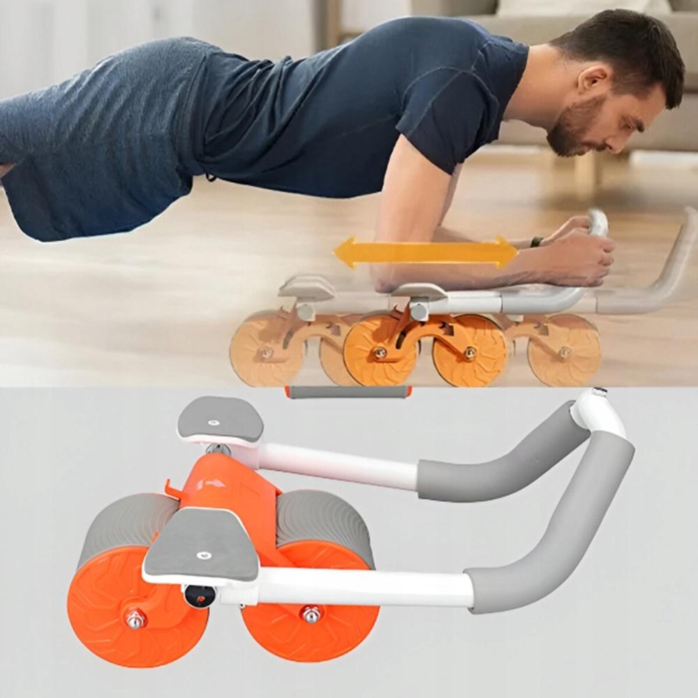 RODILLO DE EJERCICIO ABDOMINAL con agarre para hombros Agarre Automático