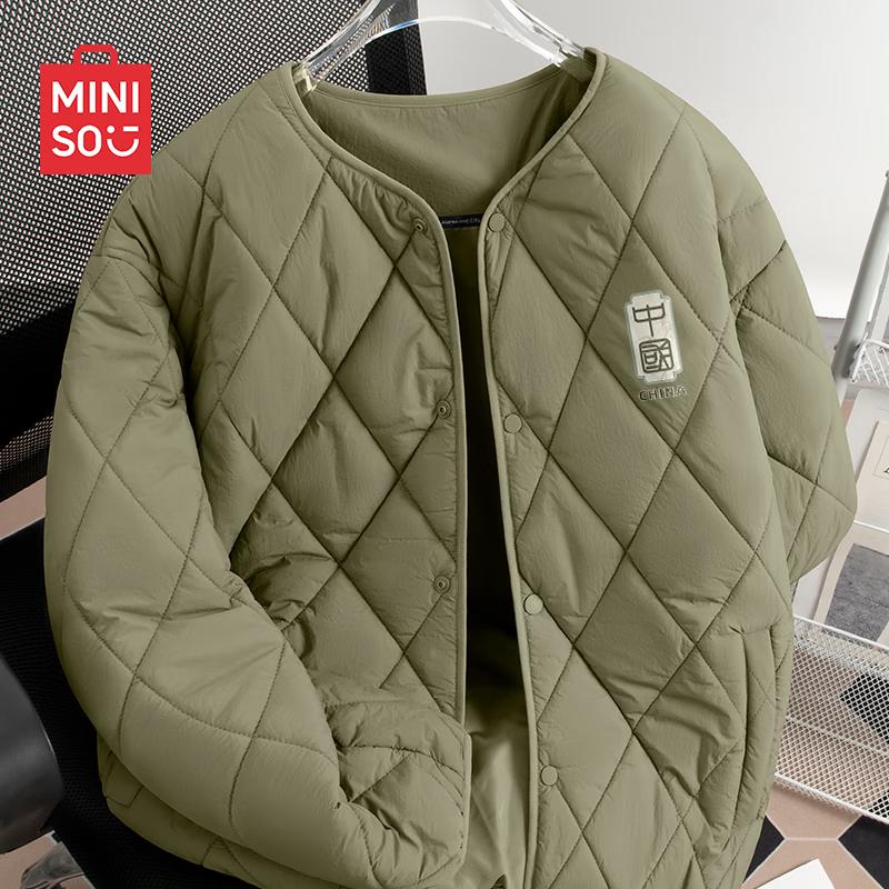 MINISO Unisex Collarless Padded Jacket