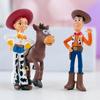 4 Figures Set Woody Buzz Jessie Forky Bunny Ducky Bullseye Collectible Model Toys for Kids Fans Desktop Decorat