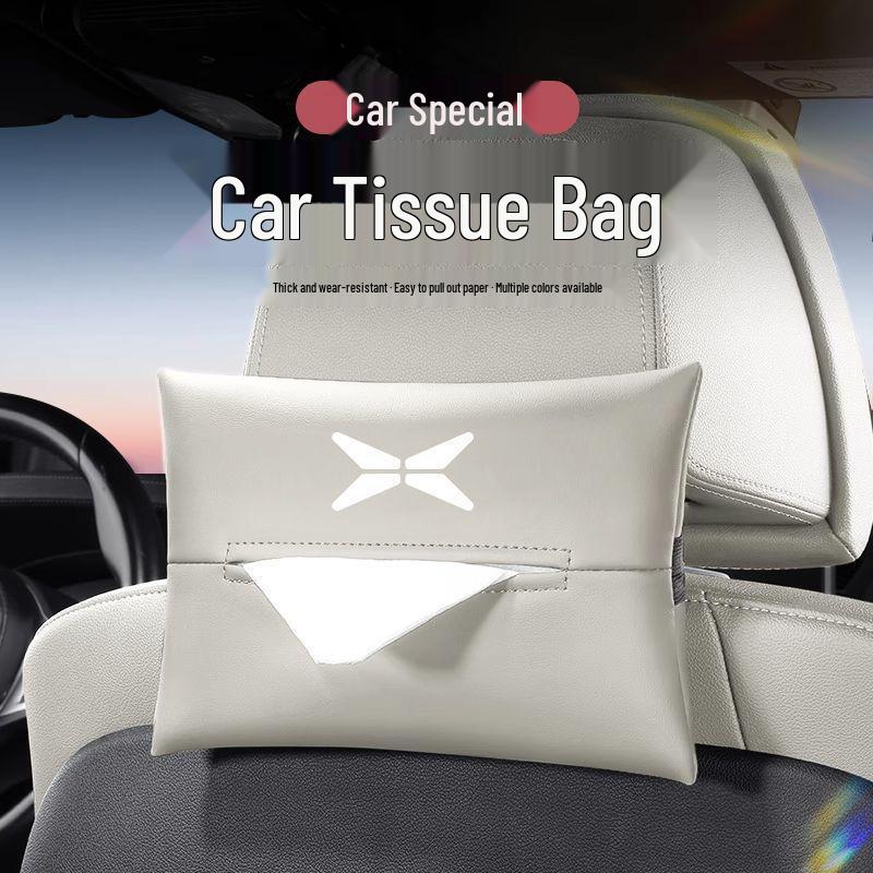 XPeng Car Tissue Box | In-car Pull-out Paper Box | Hanging Armrest Paper Holder