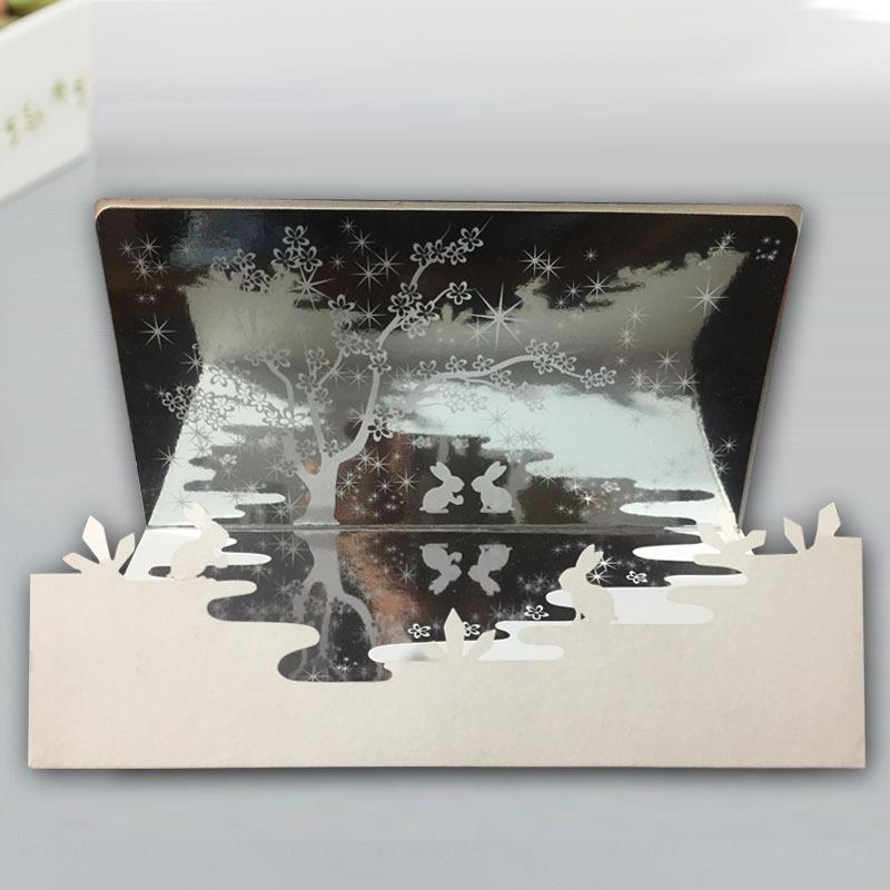 Hot 3D Creative Card For Wife And Friend Valentines Day Gift Wedding Invitation  Card Thank You Postcard