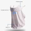 Sun Protection Guard Lightweight Breathable Sunblock Face Guard Gradient Dyeing Technology Ice Silk Face Guard