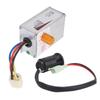 Regolatore di Velocità Controller 12V 250W con Set di Blocco Elettrico per Bicicletta Elettrica EBike