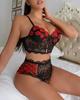 Japanese Lace Push-Up Bra Set with Criss-Cross Straps - Breathable, Sexy, High-End Lingerie for Women with Small Chest.