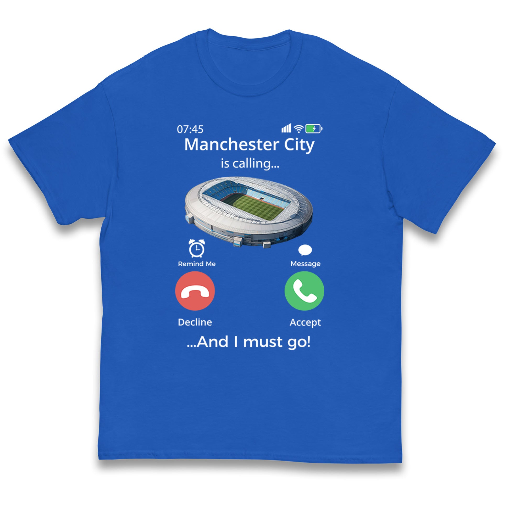 

Manchester City Football Kids T Shirt Manchester City Is Calling Top 140