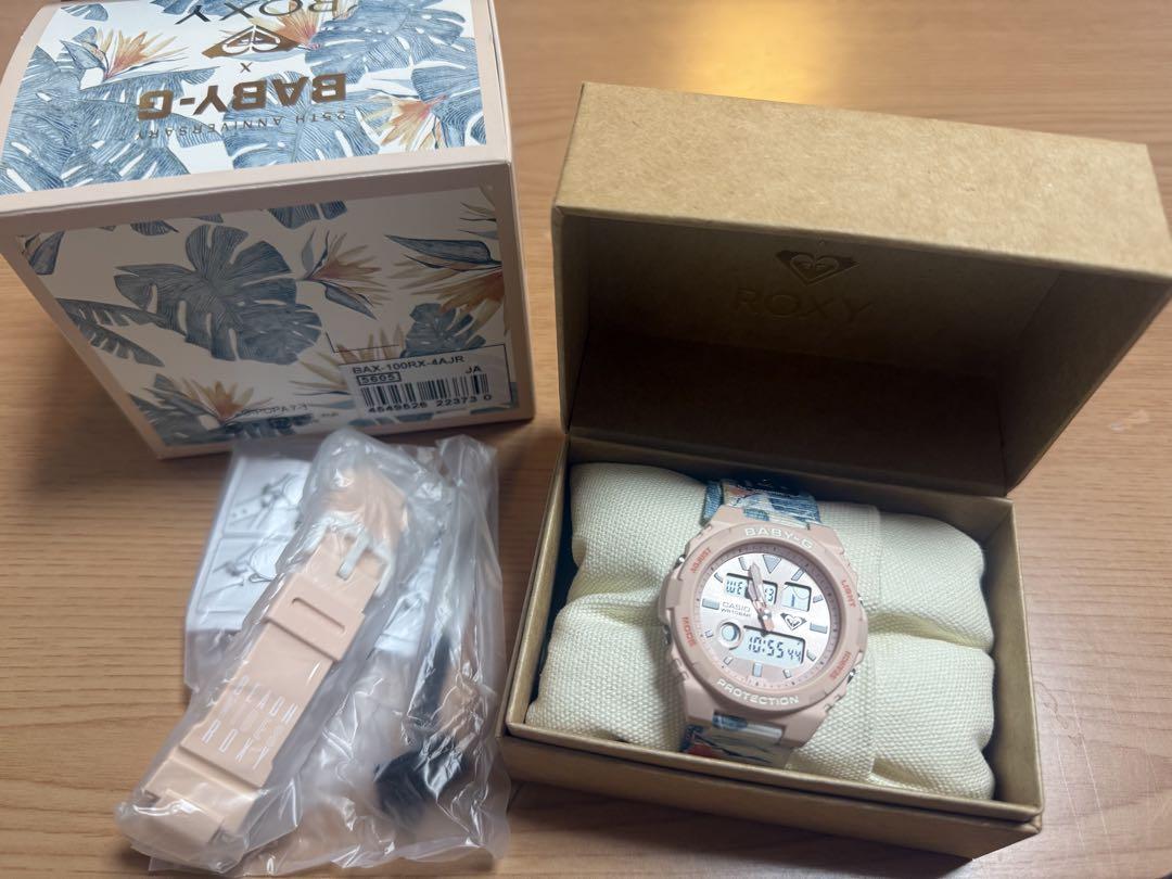 

[Б/У] Цифровые часы Roxy Baby-G, Розовые, Лимитированная серия к 25-летию