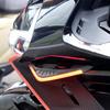 Easy Mount Wind Fairing for Motorcycle Electric Bike LED Light  Improved Aerodynamics Fairing Side Winglets