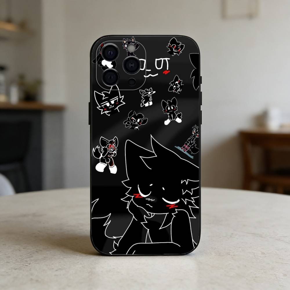 Boykisser Wallpaper Phone Case For iPhone 17,16,15,14,13,12,11 Plus,Pro Max,SE4Soft Silicone Black Cover