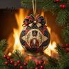 Einfaches Nähprojekt Gesteppter Stoff Weihnachtsbaumschmuck Kugel DIY-Kit Patchwork Bastelmaterial-Set Bastelbedarf für Erwachsene für Anfänger Handgefertigtes Weihnachten