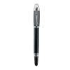 Insert Metal Signature Pen Business Gift Ballpoint Pen Rotating Pen Cap Crystal Head Top Black Ink Logo Printing