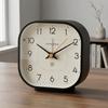 New Bedroom Desktop Home Classic Square Small Alarm Clock Living Room Dormitory with Simple Metal Mini Alarm Clock