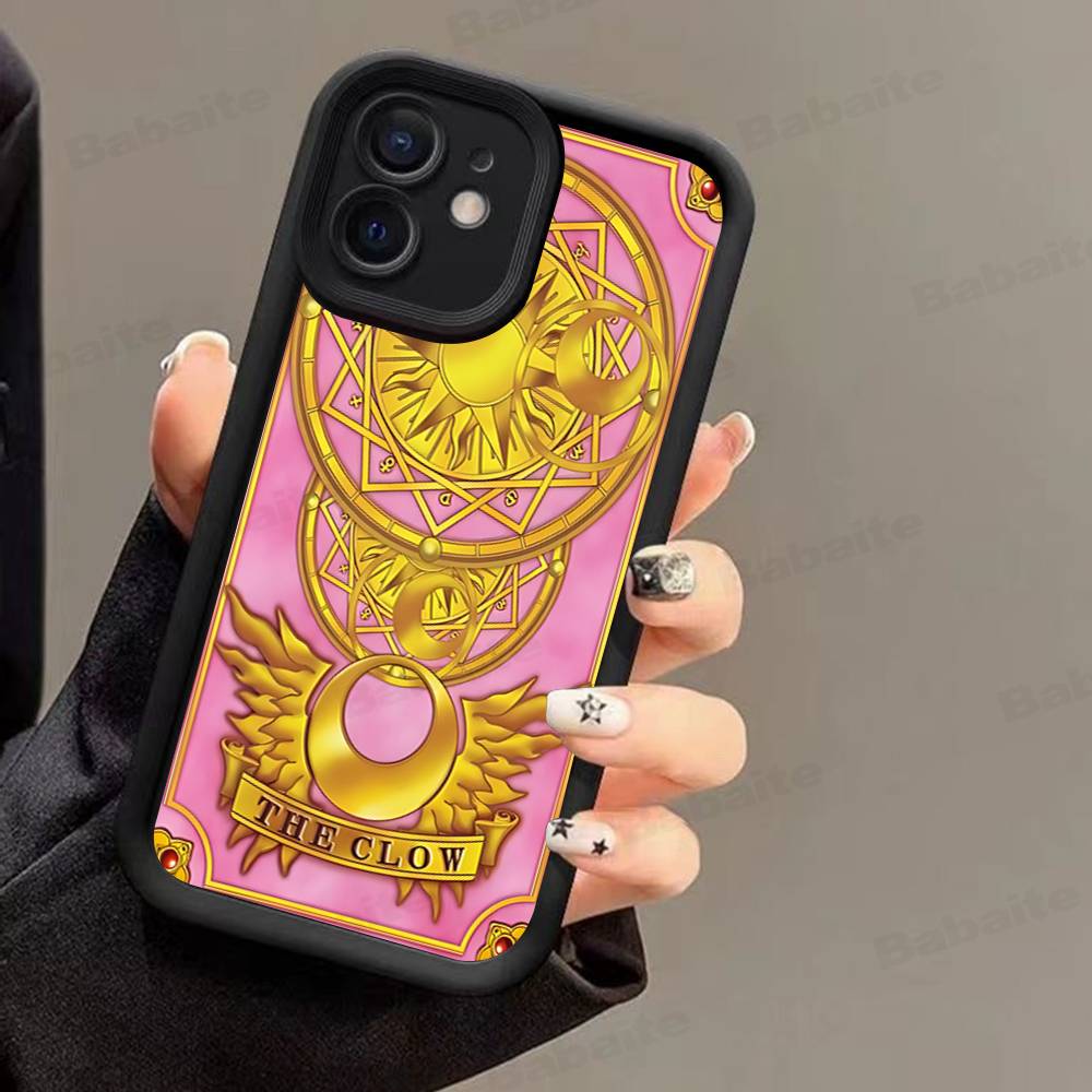 Anime C-CardcaptorS S-Sakura Phone Case For IPhone 16 15 14 Plus 13 12 11 17 Pro Max Pro Soft Cover