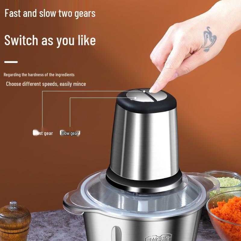 Electric Multifunction Meat Grinder and Food Processor Blender for Chili and Dumpling Stuffing Mincer