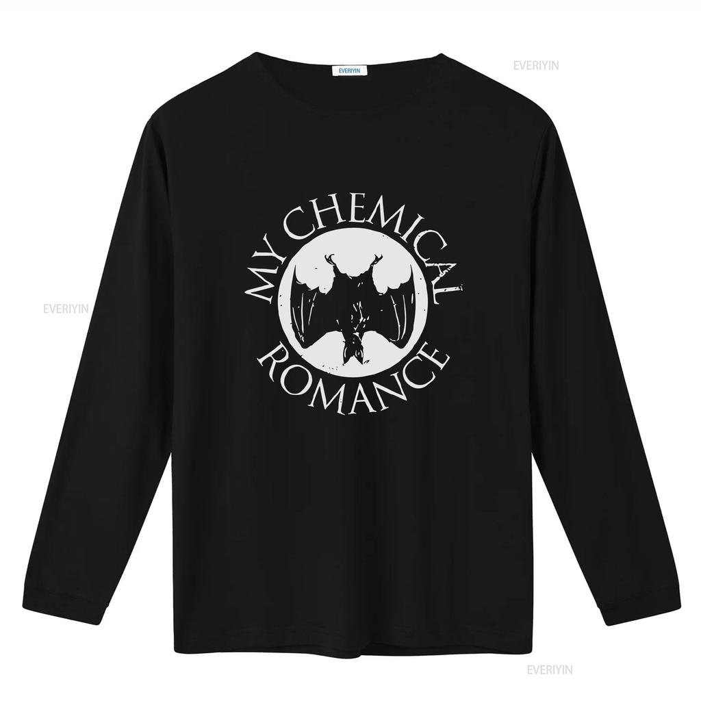 My Chemical RoUnisexce T shirt Bat vintage Washed Comfortable Casual Breathable fashion Stylish streetwear Versatile Soft homme