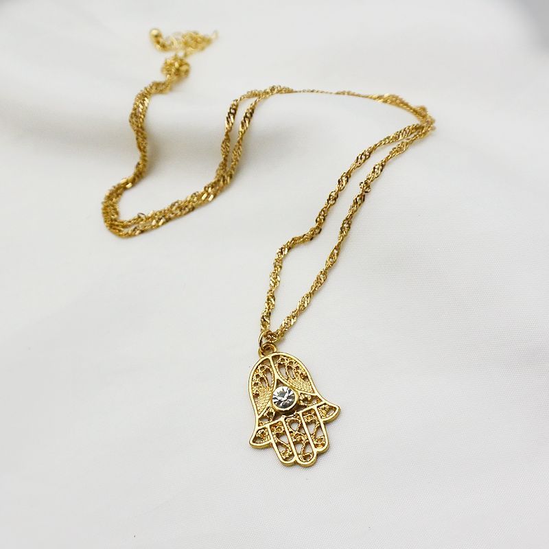 Fashion Qingdao Foreign Trade Popular Inlaid Women s Necklace Ornament Default