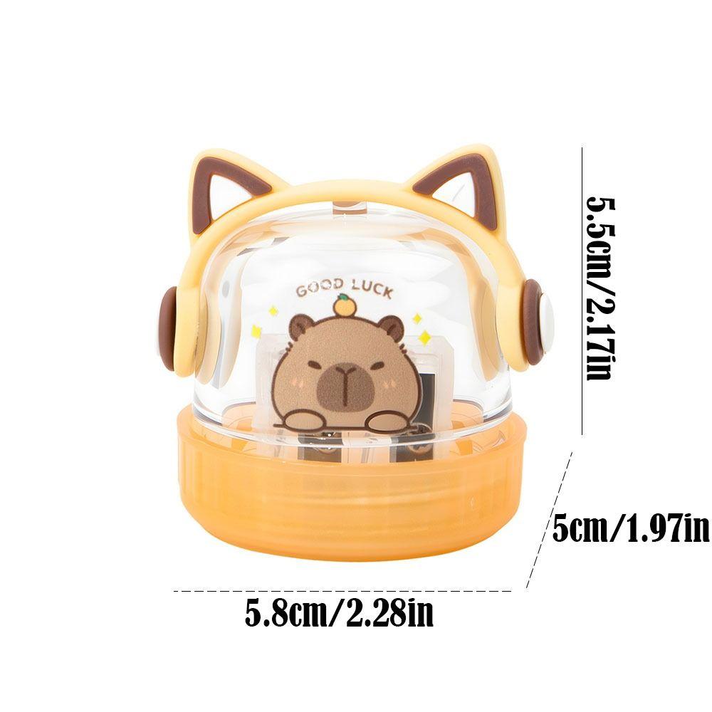 Mini Portable Capybara Pencil Sharpener Pencil Sharpener for Kids School Office Supplies