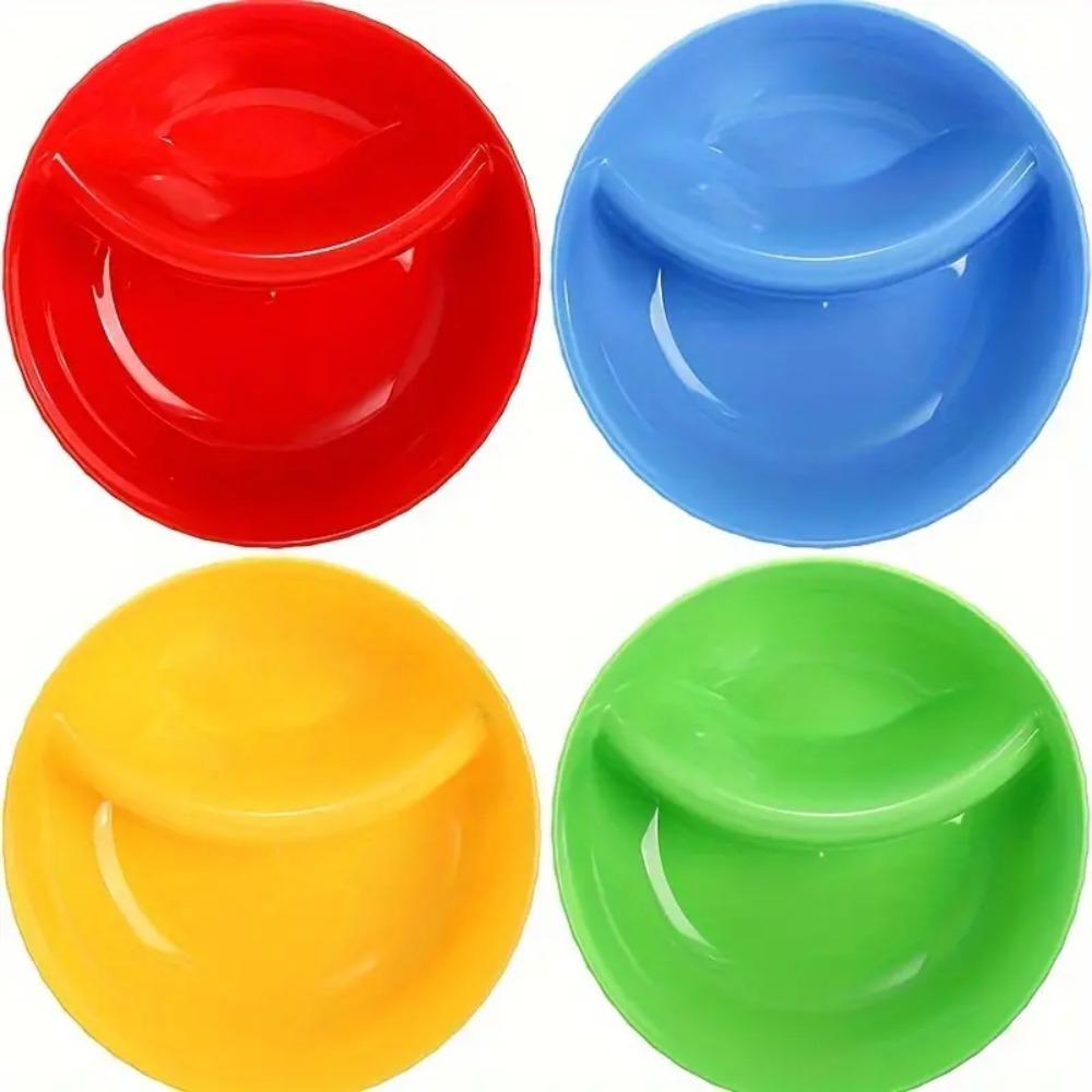 2 Fächer Pommes Schalen Geteilte Snackschale Gewürzschale Müslischale Salat
