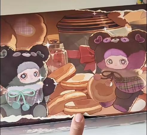 Hot Sell Maymei Tiny Bear Cookie Series Vinyl Plush Blind Box Trendy Toy Collection Handmade Birthday Christmas Gift 2025 Newest