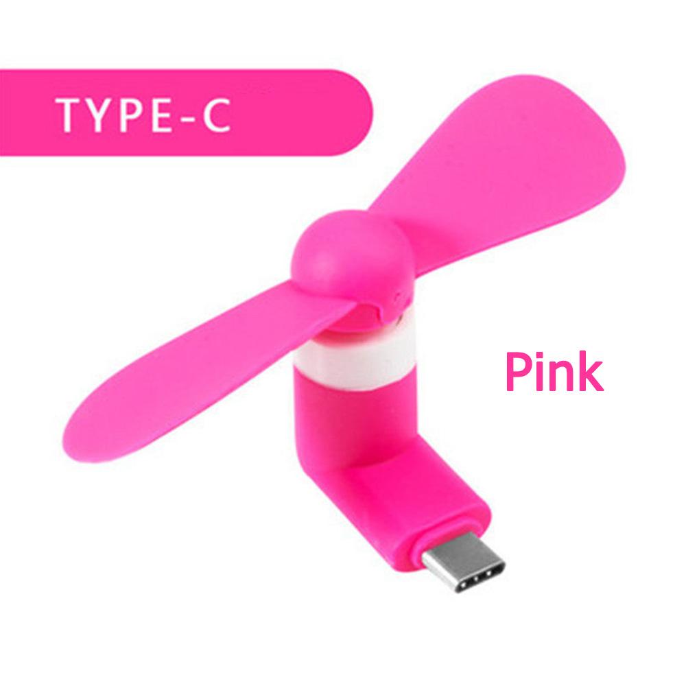 Portable Type C Cooling Fan Mini Micro USB Fan For Mobile Phone Power Bank Gadgets Cool Fans For Macbook Pro Cell Phone Android