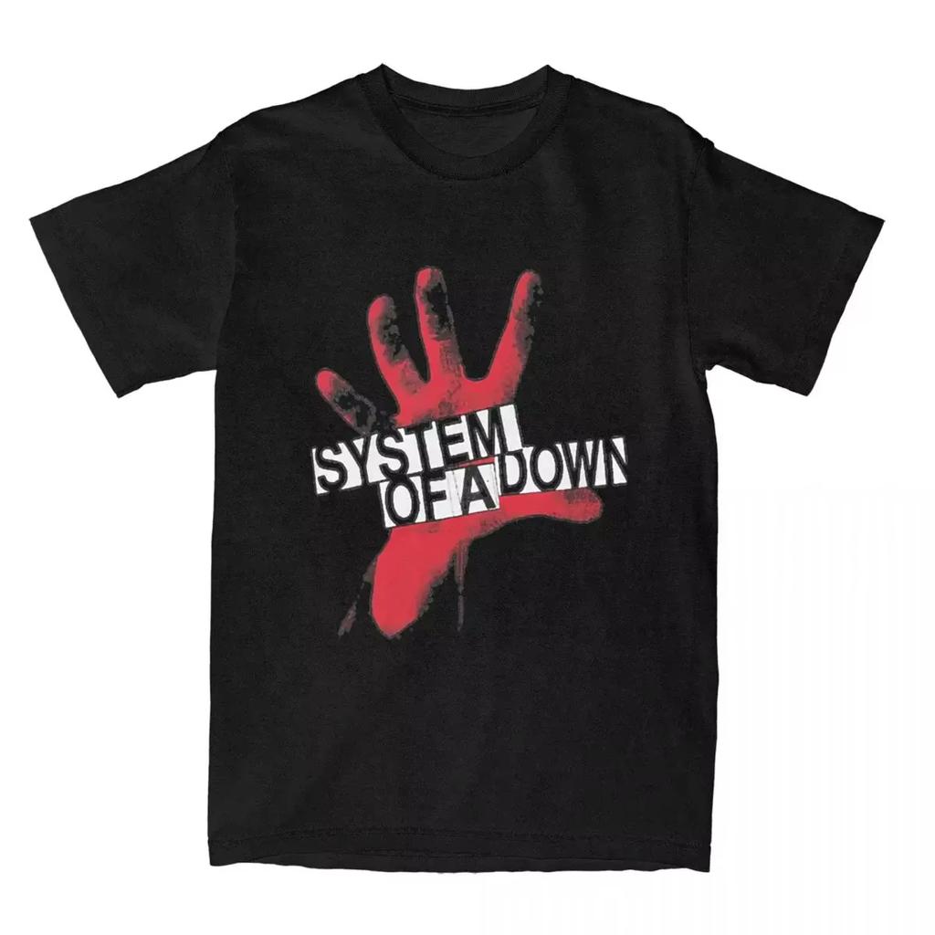 Rock Band System Of A Down Tshirt Summer Musical Funny Logo Awesome T Shirts Hip Hop Tshirt For Short Sleeve Casual Top Tees