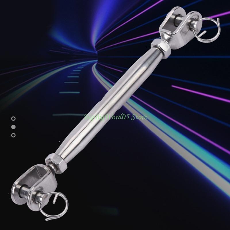 

24TE Pack of 5 Stainless Steel Turnbuckles Cable Tensioner Produced for Elastical Regulation and Tight Rope Adjustment China Mainland