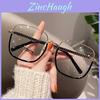 Style Square Eyewear Frame With Blue Light Protection For Fashionable Street Style