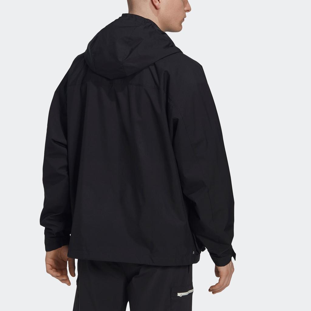 Adidas Originals Trefoil Adv MP Hooded Long Sleeve Jacket Men Jackets Black HK4996