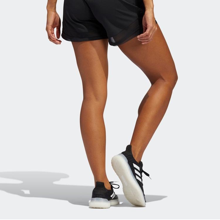 Adidas Solid Color Elastic Waist Sports Fitness Casual Shorts Women Shorts FT7008