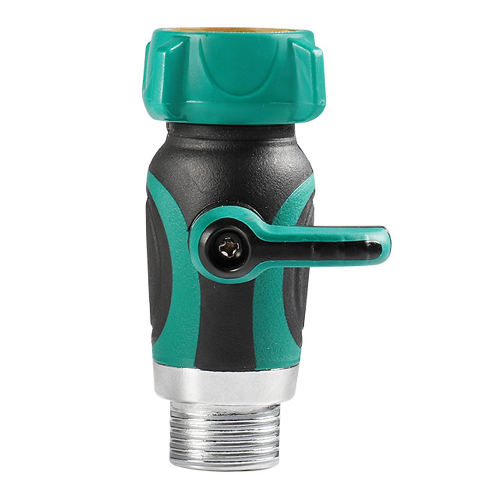 

Practical Rain Barrels Spigot Set 180 Degree Garden Hose Shut Off Valves With Bulkhead Fitting and Rubber Gaskets