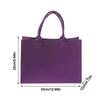 Large Capacity Felt Shoulder Bag Messenger Bag Fashion Solid Color Handbag Simple Tote Bag Shopping Bag for Woman Girls