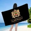 Morocco Map Flag Microfiber Beach Towel Absorbent Quick Dry Soft Yoga Swimming Resort Mountain Climbing Towel