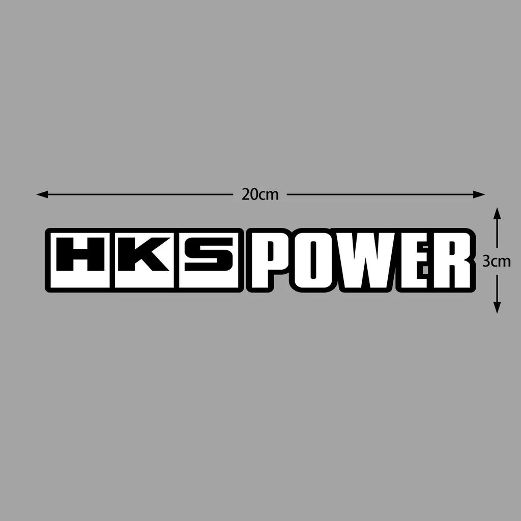 For HKS Sticker JDM Racing Decals Motorcycle Scooter Auto Window Bumper Car Decoration ADVAN Modified Accessories