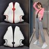 Fashion Thick-soled White Shoes Women's Spring New Models, Personalized Design Sense Increases Function, Sports and Leisure Versatile Women's Shoes