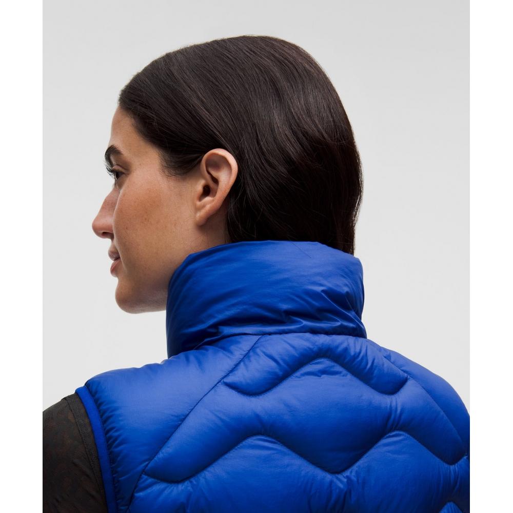 Lululemon Women S Featherweight 900 Down Fill Quilted veSt riverSide