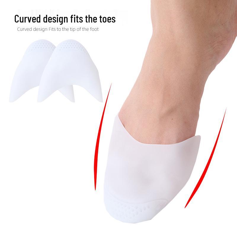 Silicone Toe Pad for Dance: Thick, Breathable, Shock-Absorbing Pointe Shoe Forefoot Protection.