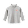 27kids Korean Style Kids' 2024 Spring Long Sleeve High Neck T-shirt