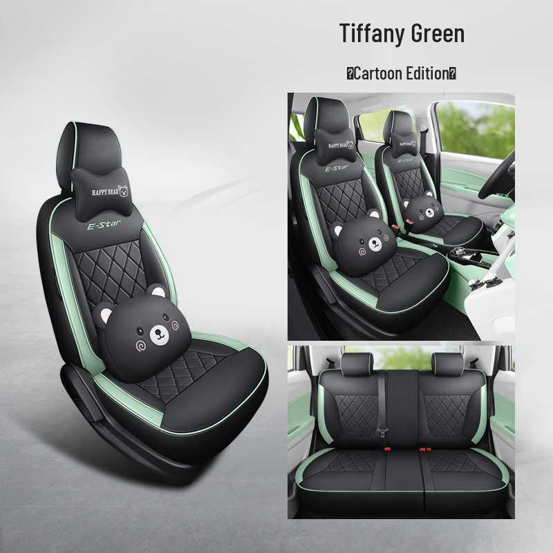 Benbenestar National Edition Full Coverage Colorful Car Seat Cushions and Covers