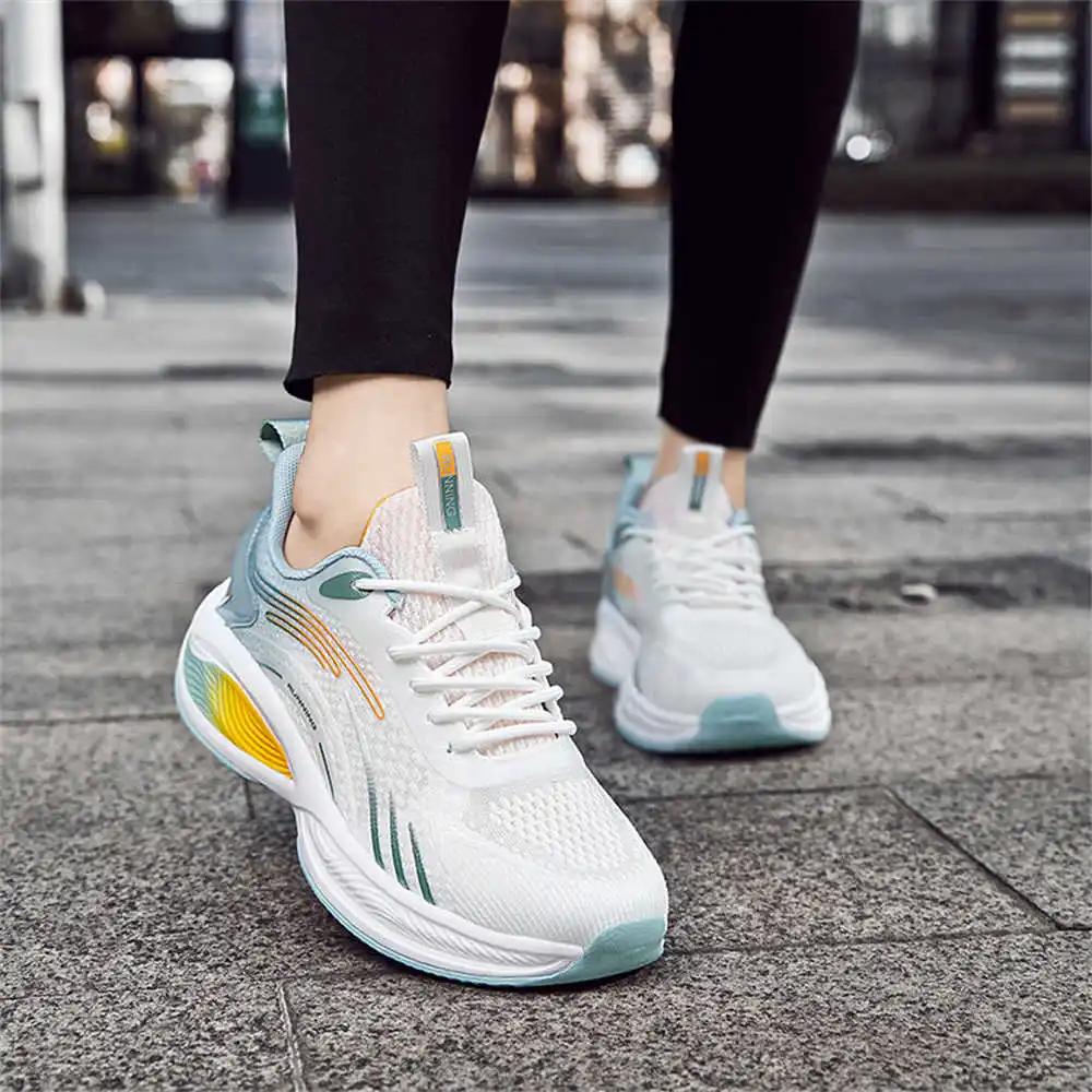 Fashion Chunky Black Spring Summer Sneakers Woven Womens Shoes Size 47 48 Woman Low Boots Sports What's Teniss Funny Comfort Casual