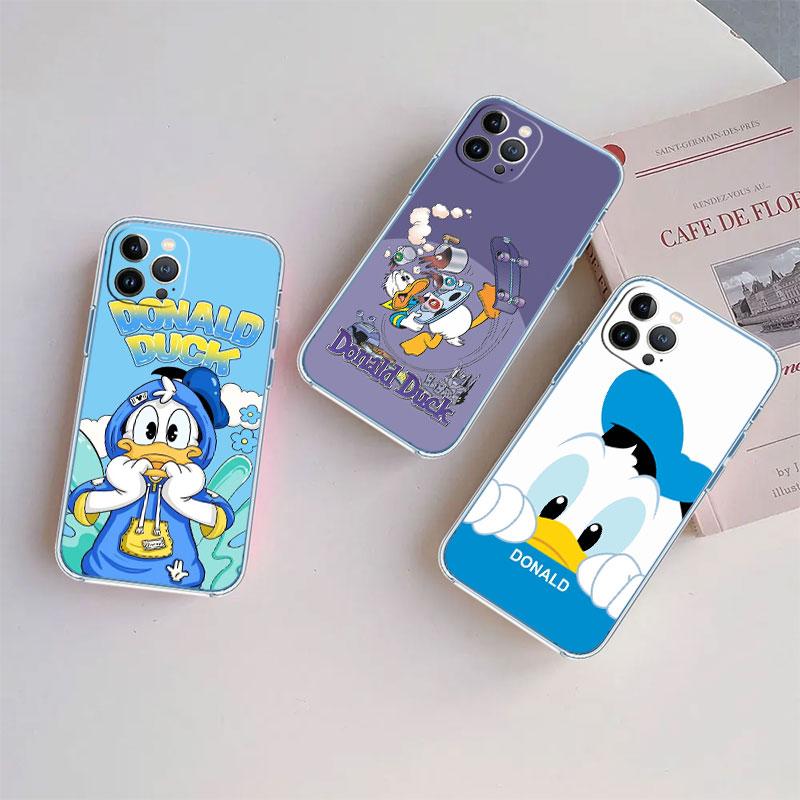 DuckTales Donald Duck Transparent Phone Case for Samsung Galaxy A04 A04S A14 A23 A34 A54 M23 M33 M52 M53