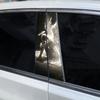 2 Stück Engels Auto Säule Vinyl Aufkleber Auto Tür Säule Dekorativer Aufkleber Abdeckung Kratzer Auto Aufkleber Wasserdicht Selbstklebendes Papier