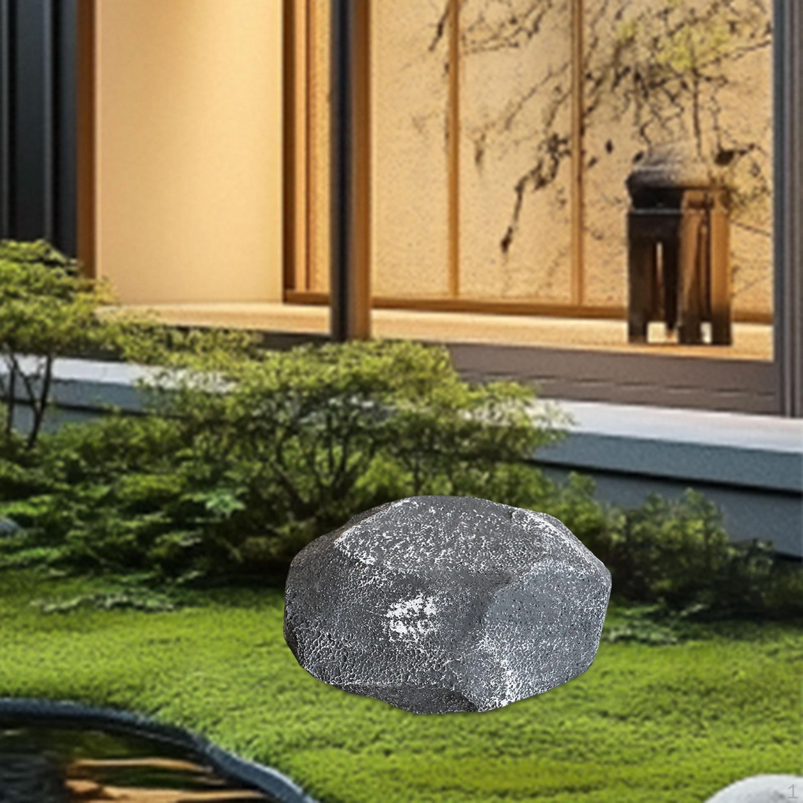 

Искусственный камень Скульптура из искусственного камня Ландшафт Натуральная текстура для газона патио 30x22x19cm