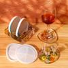 Reusable Epoxy Resin Molds Silicone Triangular & Round Coaster Molds for DIY Coaster & Storage Rack DIY Resin Art Tool