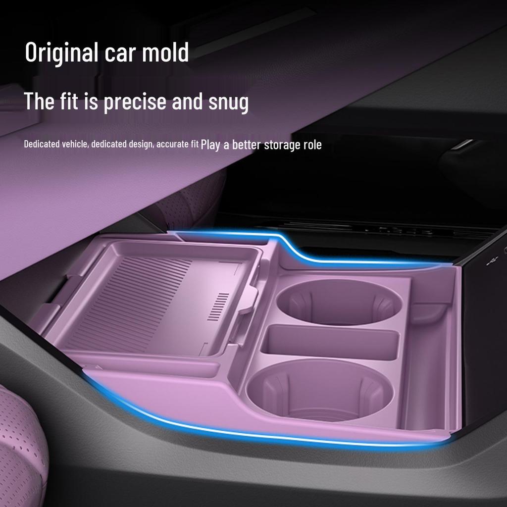 XPeng P7 2025 Center Console Storage Box & Cup Holder Accessory