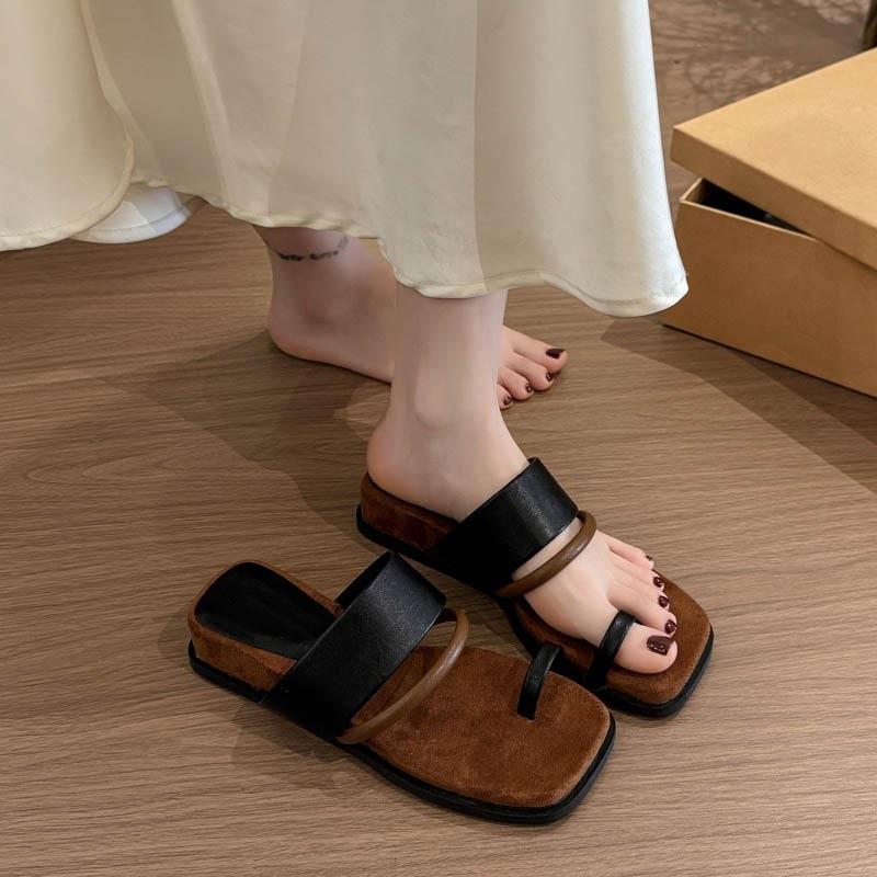 Platform sandals women wear new open-toed cross sandals waterproof table muffin and vacation fairy shoes